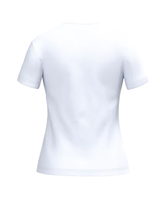 K381 - Dames T-shirt v-hals met korte mouwen White