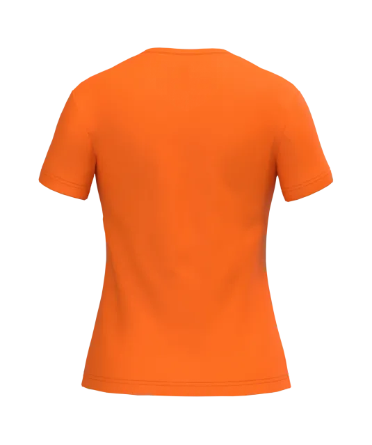 K381 - Dames T-shirt v-hals met korte mouwen Orange