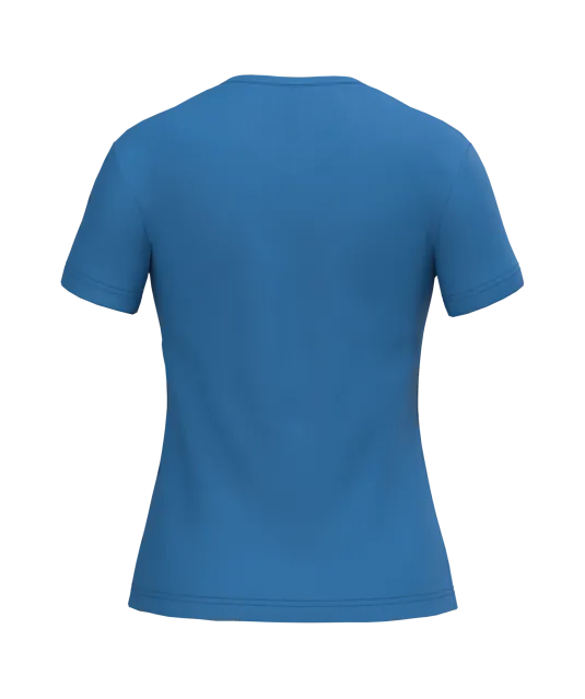 K381 - Dames T-shirt v-hals met korte mouwen Light Royal Blue