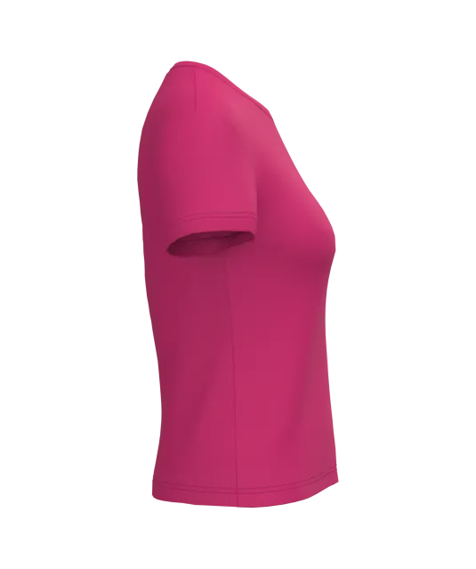 K380 - Dames T-shirt ronde hals korte mouwen Fuchsia