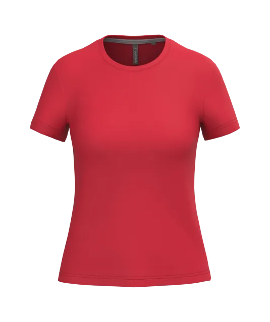K380 - Dames T-shirt ronde hals korte mouwen Red