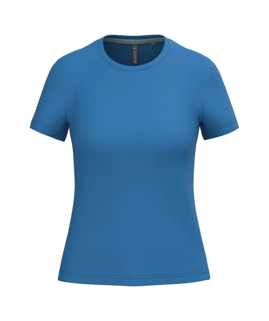 K380 - Dames T-shirt ronde hals korte mouwen Light Royal Blue