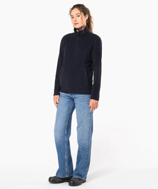 K9102 - Microfleece met rits Black