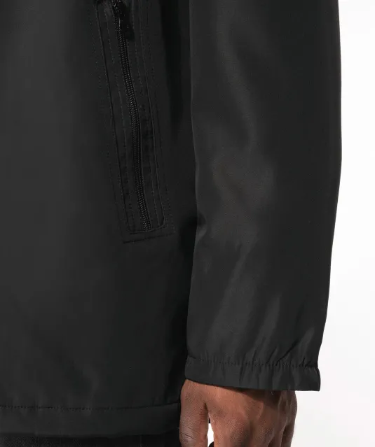 K656 - Parka met afneembare capuchon Black
