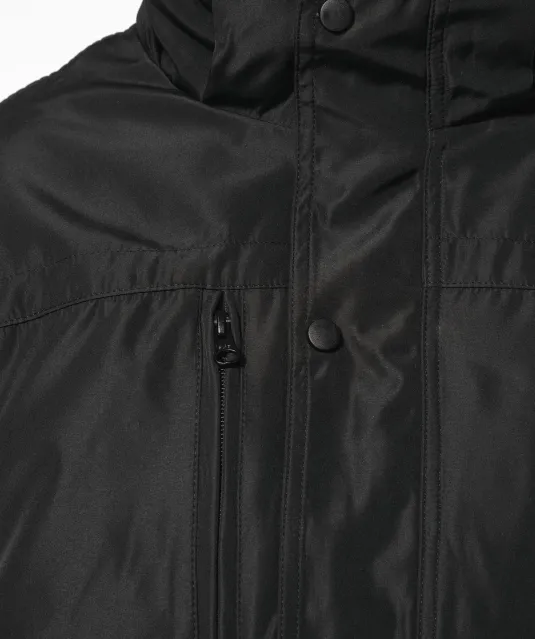 K656 - Parka met afneembare capuchon Black