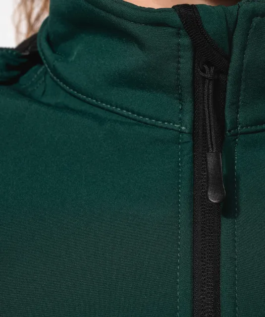 K414 - Dames softshell jas met afneembare capuchon Black