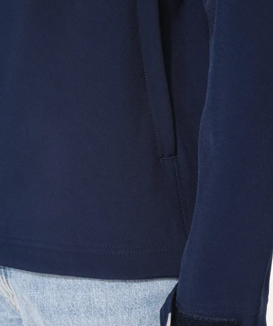 K413 - Heren softshell jas met afneembare capuchon Black