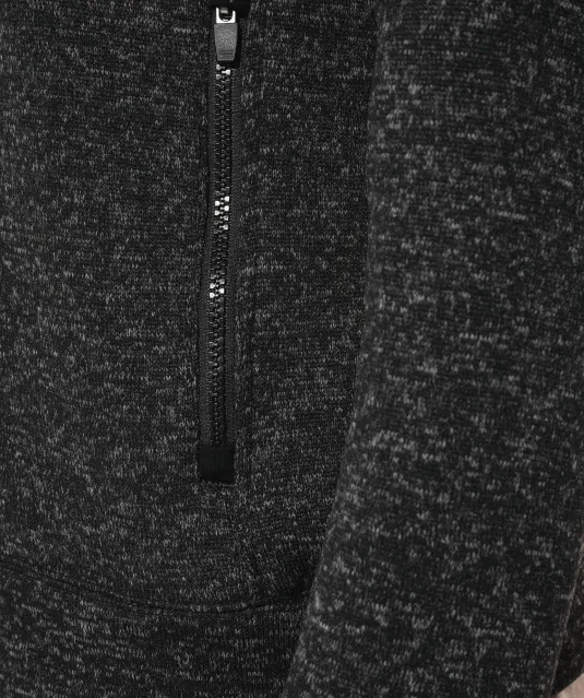 K9107 - Heather damesvest met rits Dark Grey Melange