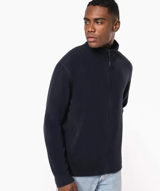 K9102 - Microfleece met rits Black