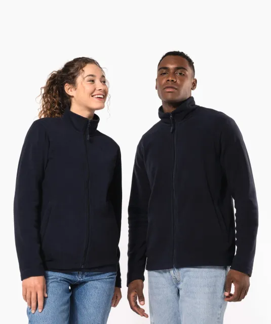 K9102 - Microfleece met rits Black