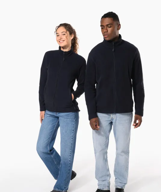 K9102 - Microfleece met rits Black