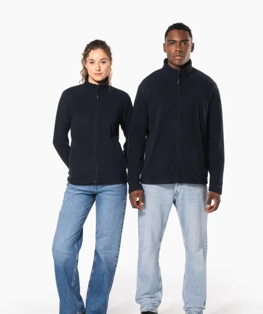 K9102 - Microfleece met rits Black