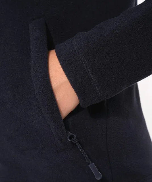 K9102 - Microfleece met rits Black