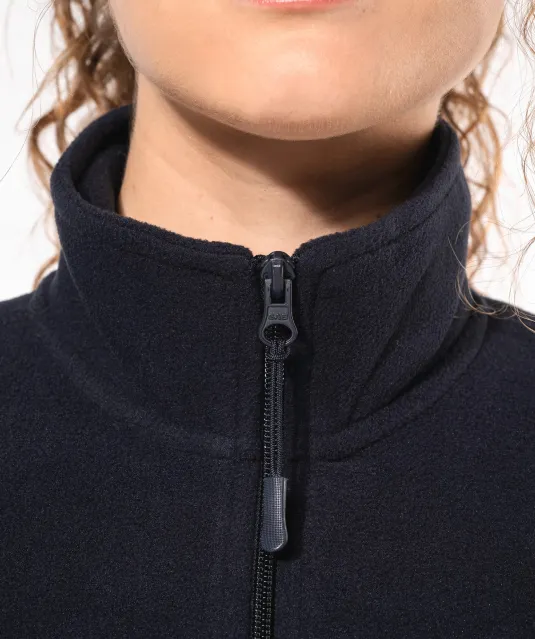 K9102 - Microfleece met rits Black