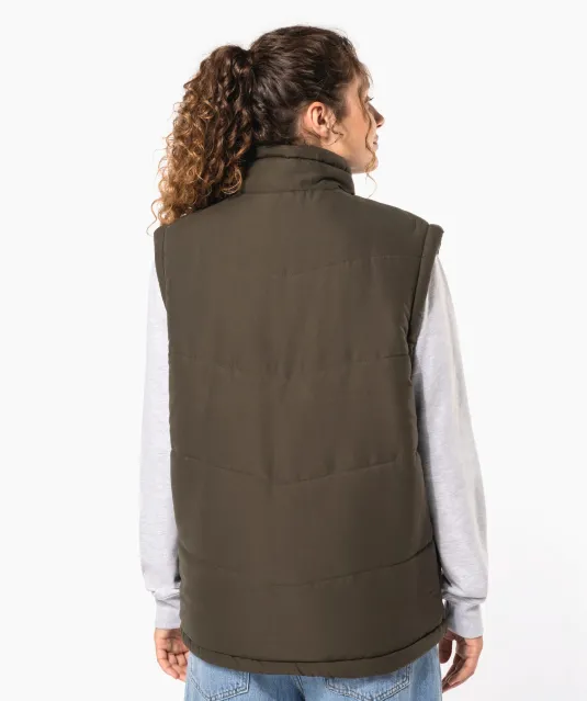 K6118 - Met fleece gevoerde bodywarmer Black