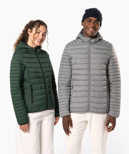 K6111 - Ladies' lightweight hooded padded jacket Black