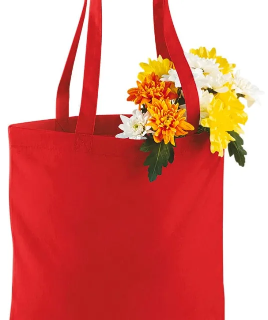 W101 - Shopper bag long handles Natural
