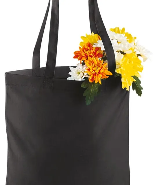 W101 - Shopper bag long handles Natural
