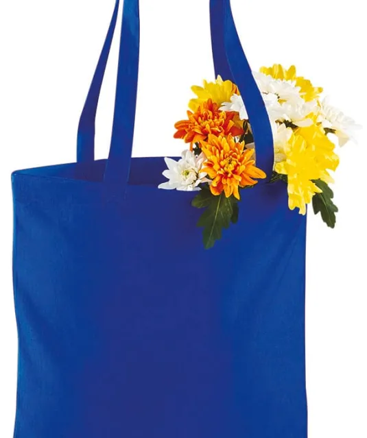 W101 - Shopper bag long handles Natural