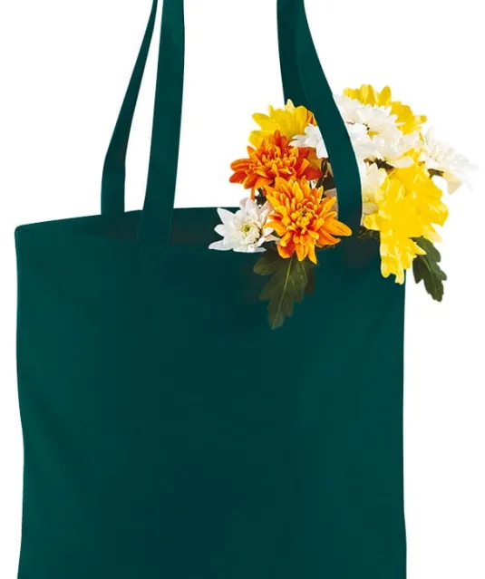 W101 - Shopper bag long handles Natural