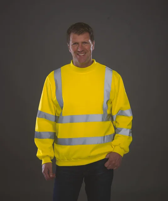 YHVJ510 - Veiligheids Sweater Hi Vis Orange
