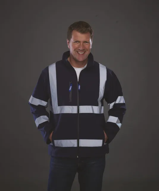 YHVK09 - Softshell veiligheidsjas Black