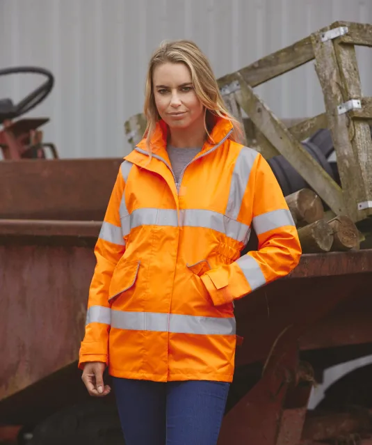 YHVP189 - Hi-Vis ladies' executive jacket Hi Vis Orange