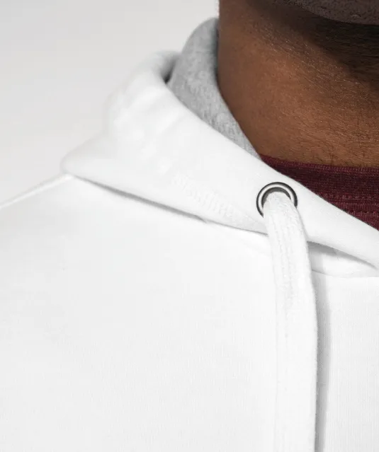 K443 - Sweater met capuchon White