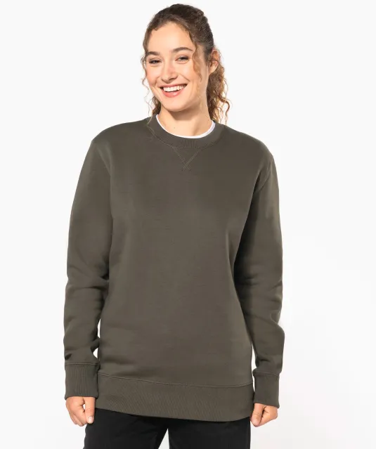 K442 - Sweater met ronde hals White