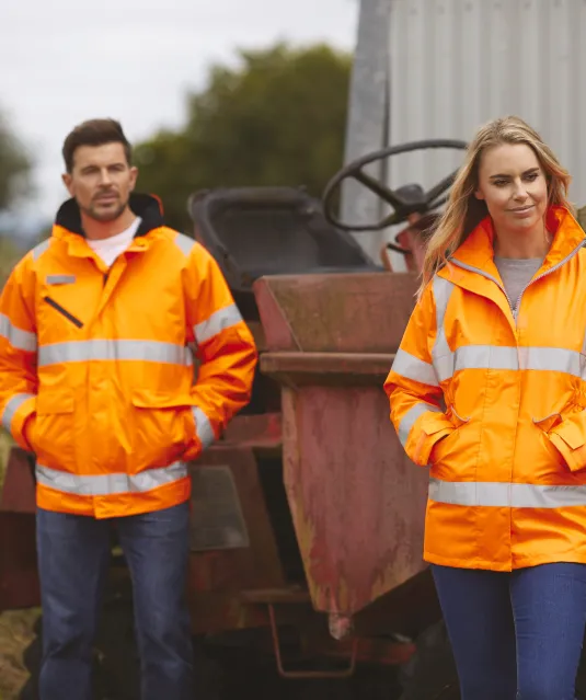 YHVP189 - Hi-Vis ladies' executive jacket Hi Vis Orange