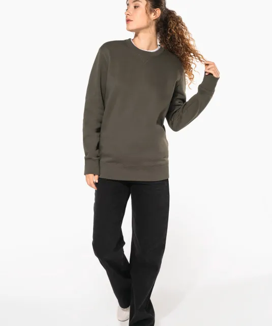 K442 - Sweater met ronde hals White