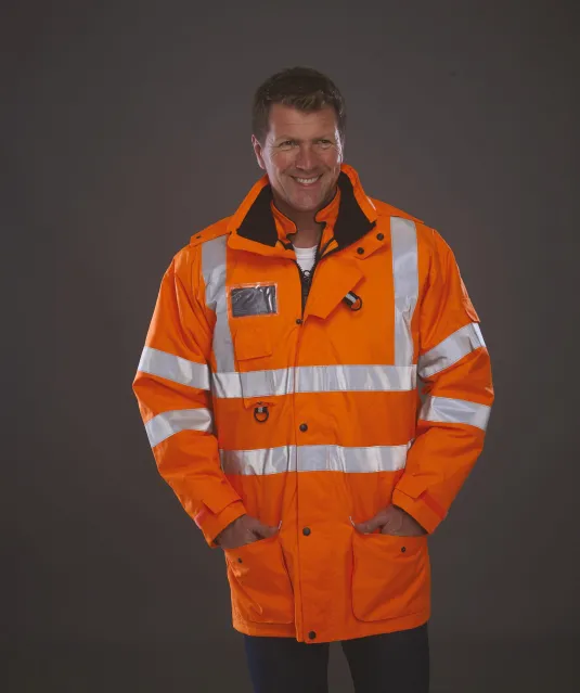 YHVP711 - Multifunctionele 7-in-1 jacks veiliheidsparka Hi Vis Orange