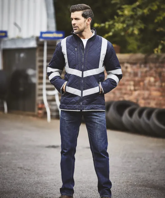 YHVW706 - Kensington - Hi-Vis jas Black