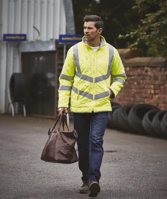 YHVW706 - Kensington - Hi-Vis jas Black