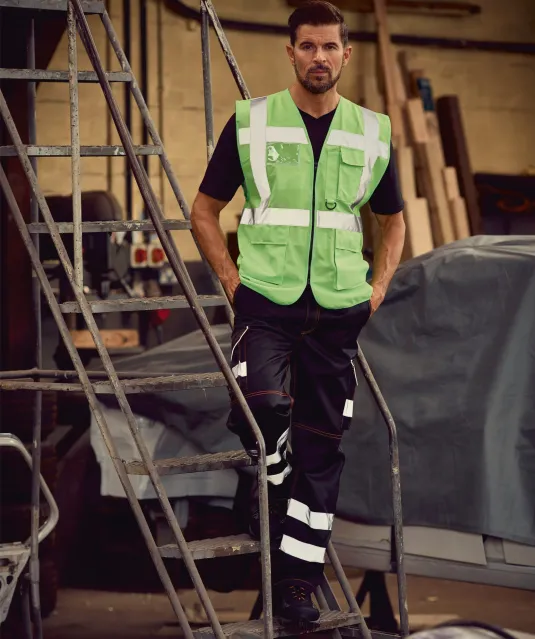 YHVW801 - Multifunctioneel veiligheidshesje Black