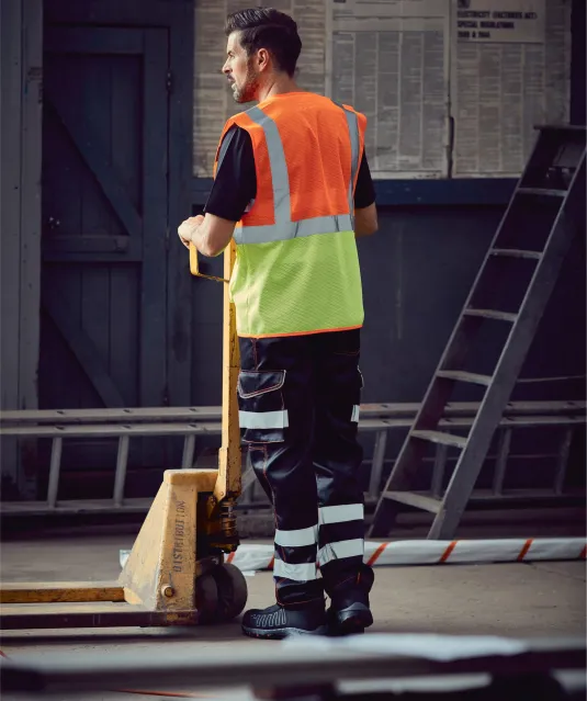 YHVW820 - Top Cool -hoge zichtbaarheid hesje Hi Vis Yellow