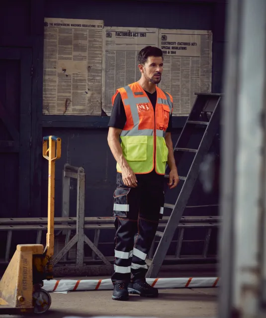 YHVW820 - Top Cool -hoge zichtbaarheid hesje Hi Vis Yellow