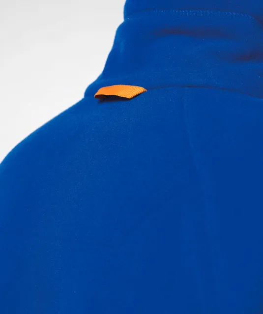 K917 - Microfleece met rits en raglanmouwen heren Black