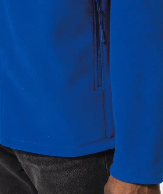 K917 - Microfleece met rits en raglanmouwen heren Black