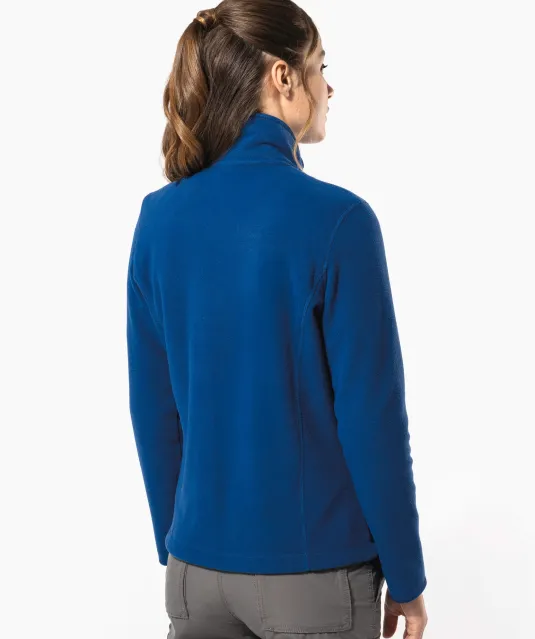 K907 - Microfleece met rits dames Natural