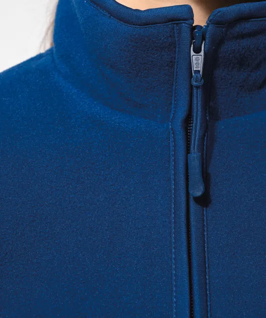 K907 - Microfleece met rits dames Natural