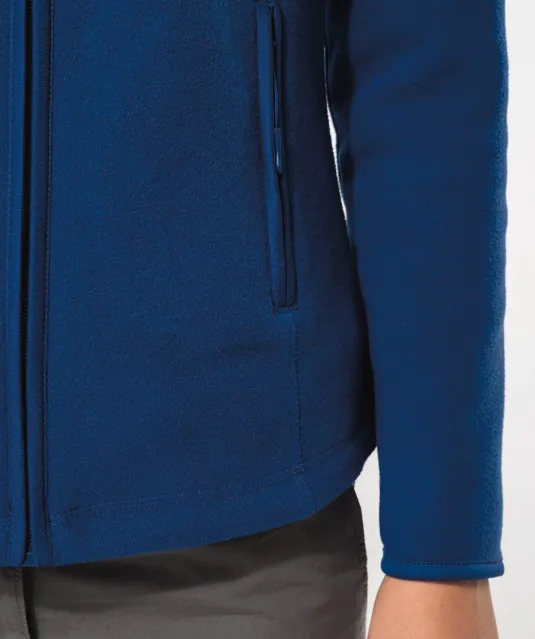 K907 - Microfleece met rits dames Natural