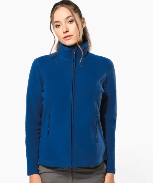 K907 - Microfleece met rits dames Natural