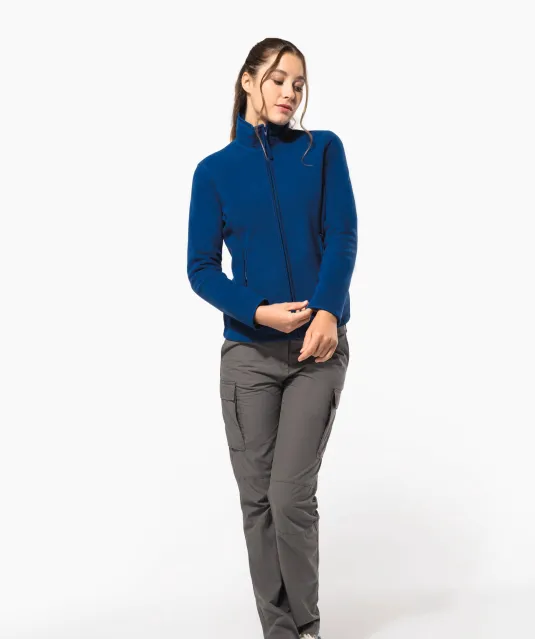 K907 - Microfleece met rits dames Natural