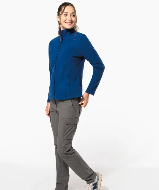K907 - Microfleece met rits dames Natural