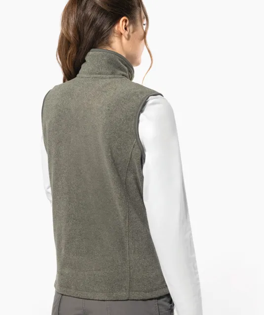 K906 - Bodywarmer van microfleece dames Natural