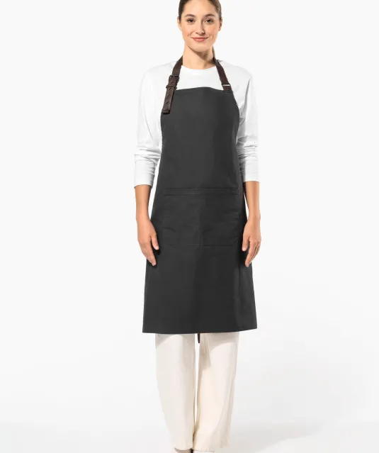 K8003 - Vintage schort Vintage Charcoal