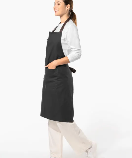 K8003 - Vintage schort Vintage Charcoal