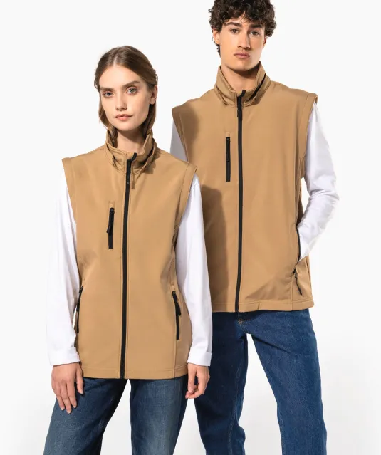 K422 - 3-laags uniseks softshelljas met afneembare capuchon en mouwen Black