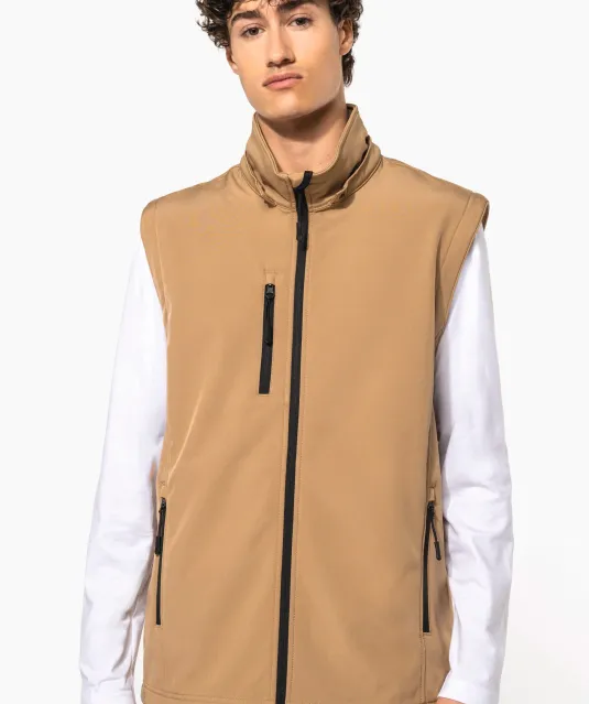 K422 - 3-laags uniseks softshelljas met afneembare capuchon en mouwen Black